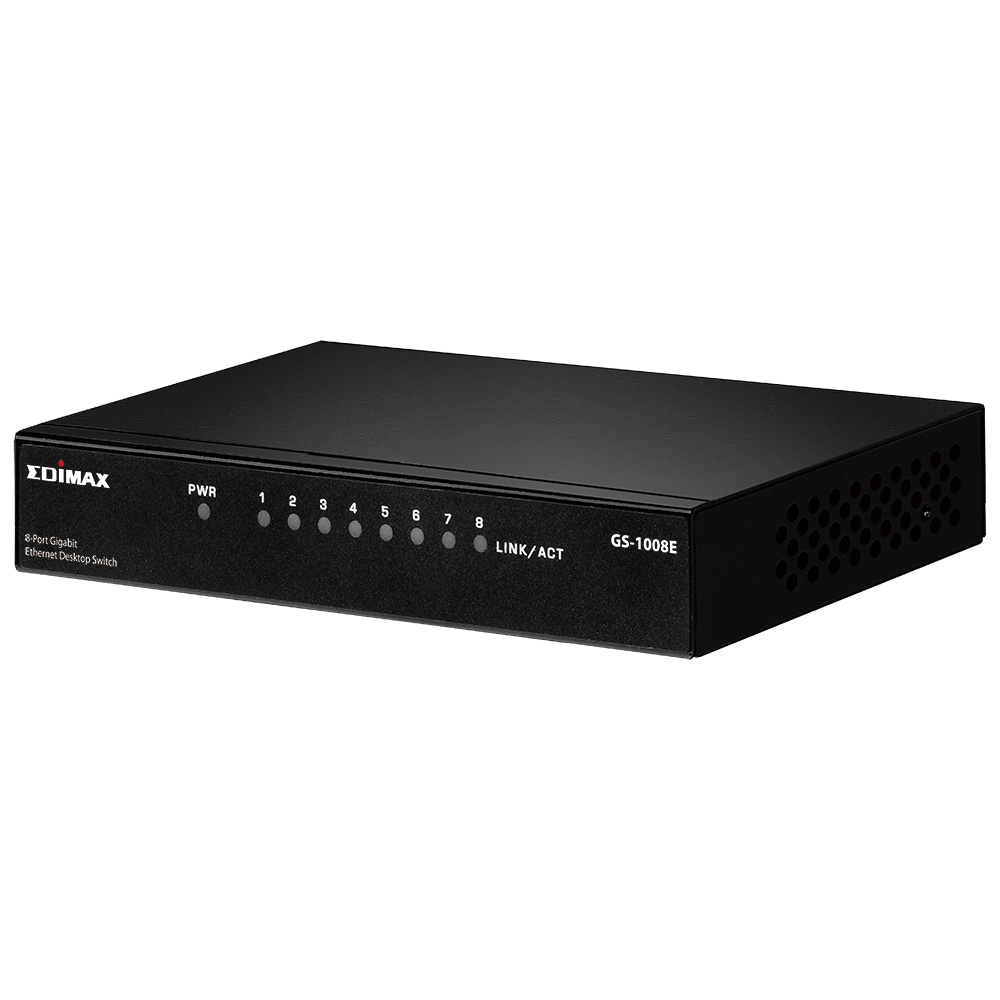 EDIMAX - Switches - Unmanaged - 8-Port Gigabit Desktop Switch