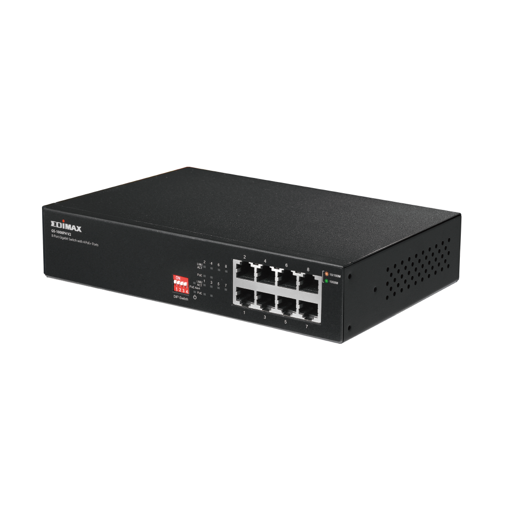 EDIMAX - Switches - PoE Unmanaged - 8-Port Gigabit Ethernet Switch