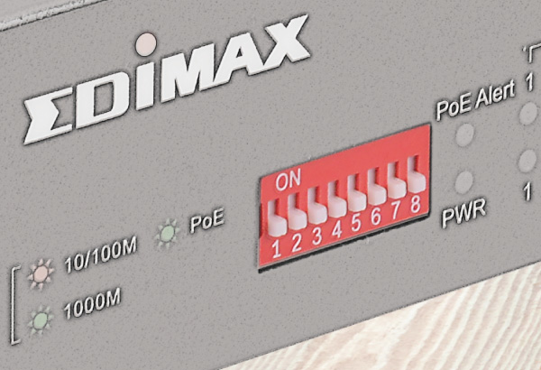 Edimax GS-1008PL V2 Long Range 8-Port Gigabit Ethernet PoE+ Switch with DIP Switch