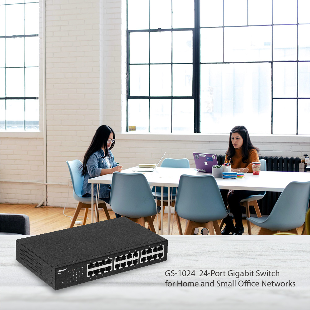 Gigamedia GS2400, Switch non-manageable 24 ports Gigabit - Rackable