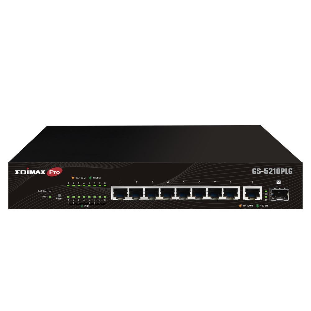 10 Gigabit PoE Switches  10-Port PoE Gigabit Switches