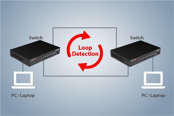 GS-5210PLG 10-Port Gigabit PoE web smart switch with loop detection