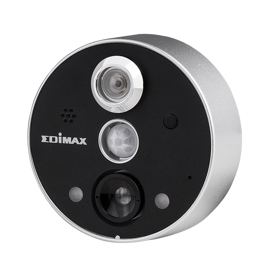 Door clearance peephole camera