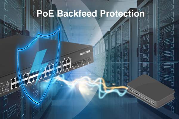 EDIMAX IGS-5428PLC Industrial Surveillance VLAN 28-Port Gigabit PoE+ Web Smart Switch with 4 Gigabit RJ45/SFP Combo Ports, PoE backfeed protection