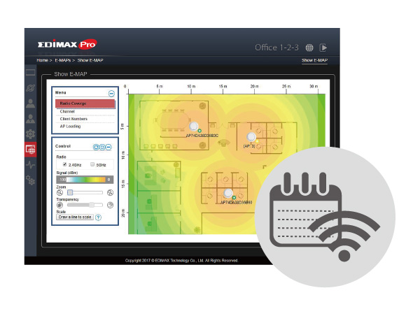 Edimax Pro Office 1-2-3 Wi-Fi System, EMAP, Wireless Wi-Fi Scheduling