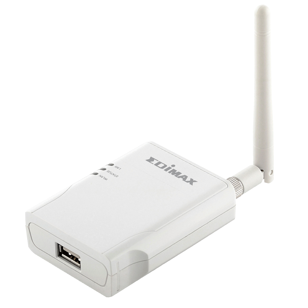 EDIMAX - Legacy Products - Print Server - Wireless 802.11 b/g USB /  Parallel Print Server