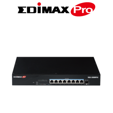 EDIMAX TGS-3109PLX 9-Port 2.5GbE PoE++ Web Smart Switch with 1 10G SFP+ Port