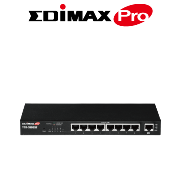 EDIMAX TGS-3109XT 9-Port 2.5GbE Web Smart Switch with 1 10GbE Multi-Gigabit Port